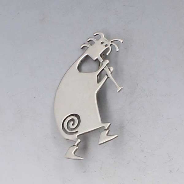 Silver on sale man brooch